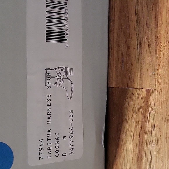 USED-LIKE NEW - FRYE - Tabitha Harnesss Short Cognac 8M - Picture 4 of 4